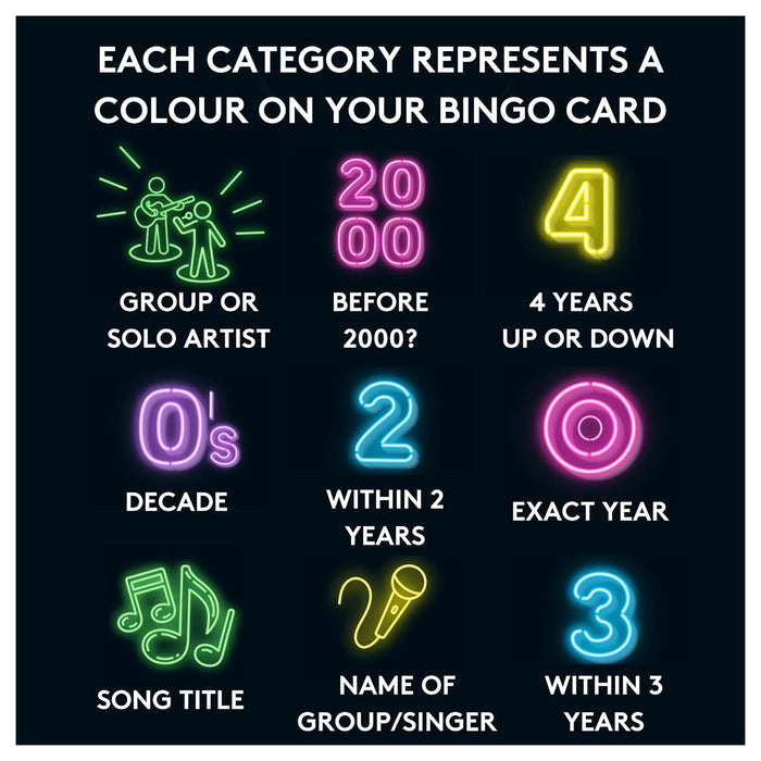 Hitster Music Bingo Game