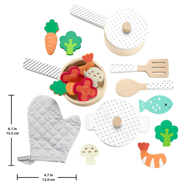 Fisher-Price Wooden Pots & Pans Set