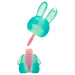Mini Glam Bunny Lip Gloss Strawberry Glaze Keychain