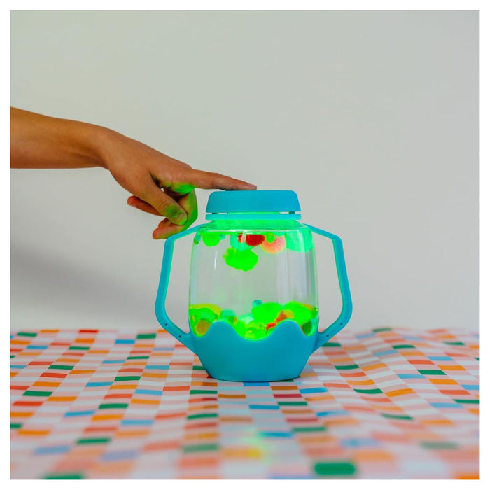 Glo Pals Sensory Play Jar Blue