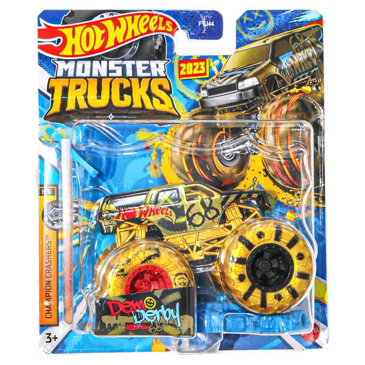 Hot Wheels Monster Trucks 2023 Champion Crashers Demo Derby Vehicle Booghe