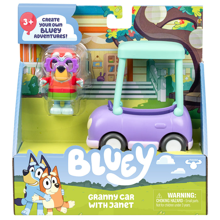 Bluey Granny Car with Janet Playset — Booghe