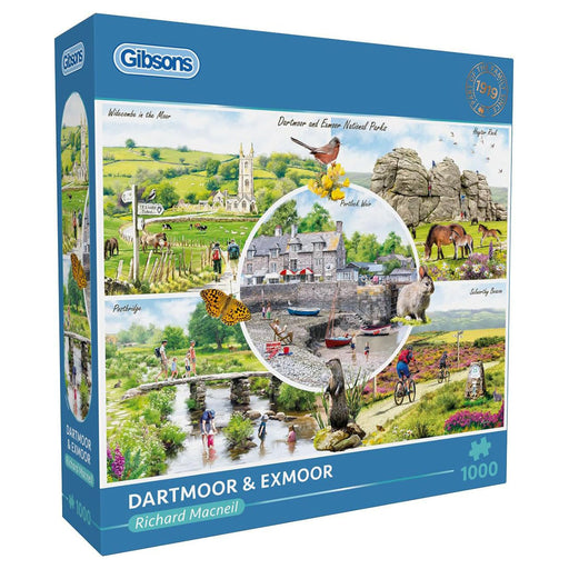 Gibsons Dartmoor & Exmoor 1000 Piece Jigsaw Puzzle