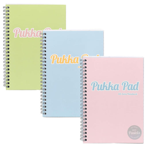 Pukka Pastel A5 Jotta Notebook (3 Pack)