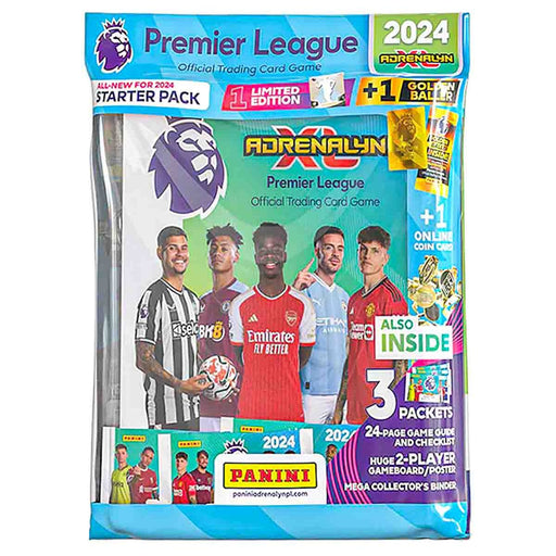 Panini Premier League 2024 Adrenalyn XL Official Trading Card Game Starter Pack