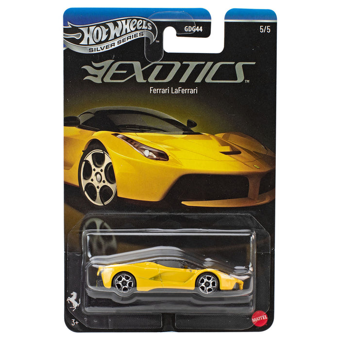 Hot Wheels Silver Series Exotics: Ferrari LaFerrari Die-Cast Car 5/5