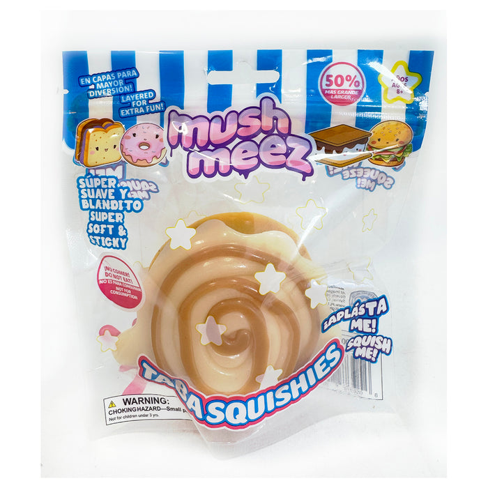MushMeez Taba Squishies Cinnamon Roll Sensory Toy