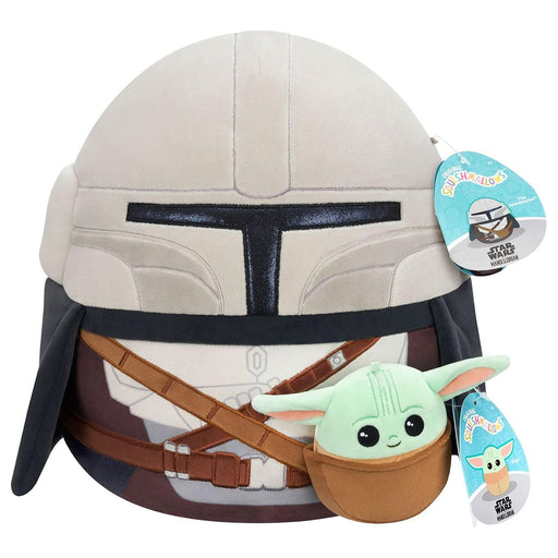 Squishmallows Star Wars: The Mandalorian & Grogu Plush
