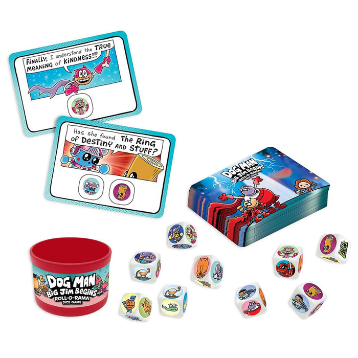 Dog Man Big Jim Begins Roll-O-Rama Dice Game