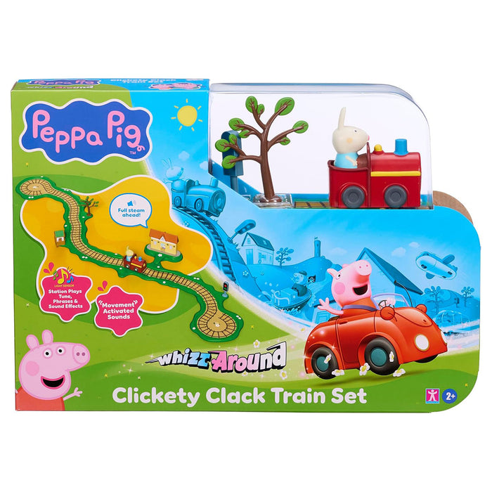 Peppa Pig Whizz-Around Clickety Clack Train Set 