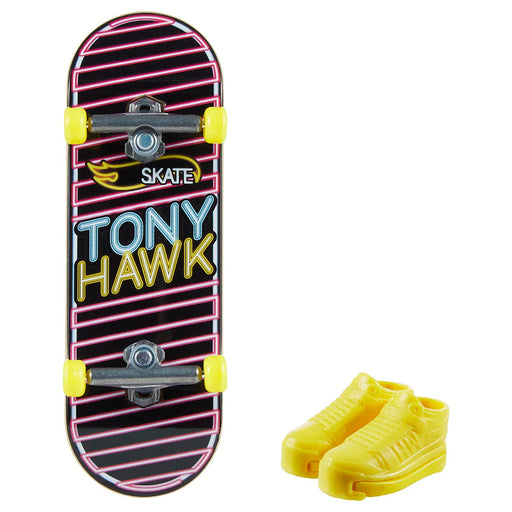 Lined Luminescence Hot Wheels Skate Fingerboard (Gnarly Neon 3/3)