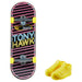 Lined Luminescence Hot Wheels Skate Fingerboard (Gnarly Neon 3/3)