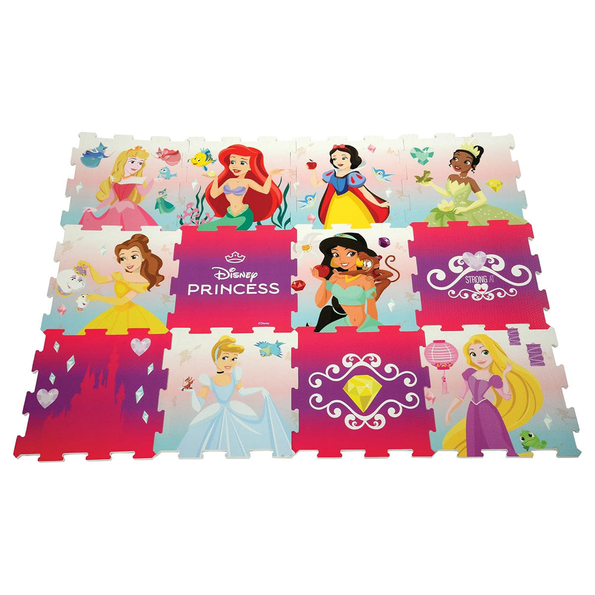 Disney Princess 12 Piece Foam Play Mat — Booghe