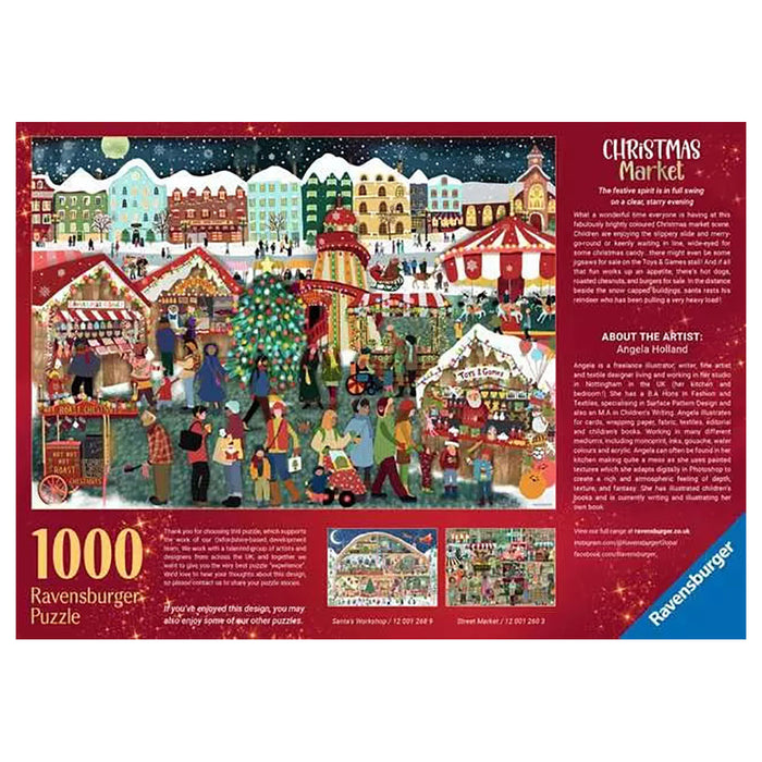 Ravensburger Christmas Market 1000 Piece Jigsaw Puzzle