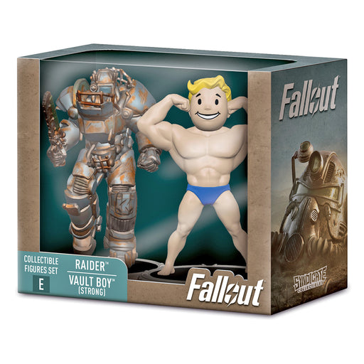 Fallout Rider & Vault Boy (Strong) Figures (2 Pack)