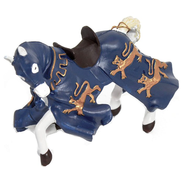Papo Blue King Richard's Horse Figure