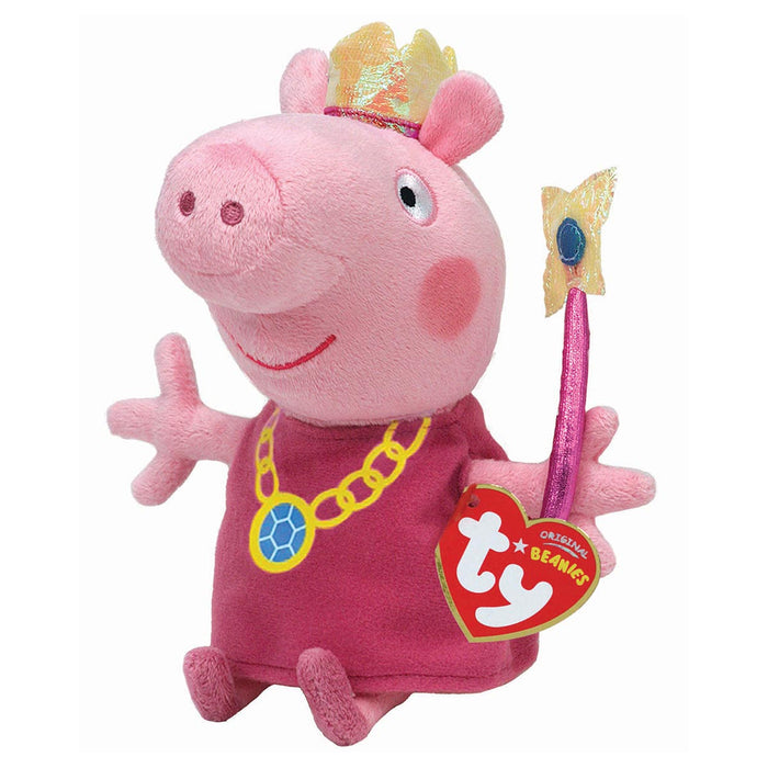 Ty Beanies Peppa Pig Princess 15cm Push