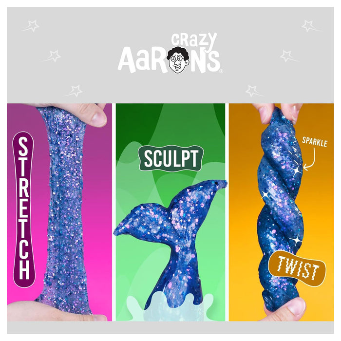 Crazy Aaron’s Glow Bright Mermaid Tale Thinking Putty 90g