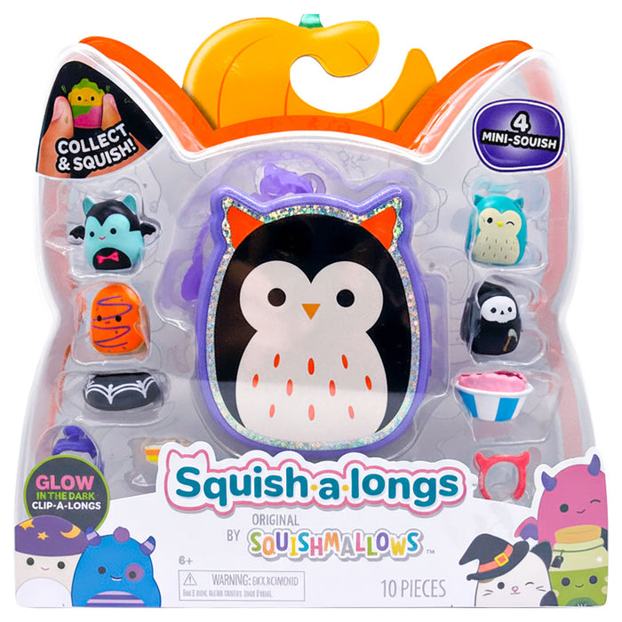 Squish-A-Longs Halloween Clip A Longs 4 Pack (STYLE 3)