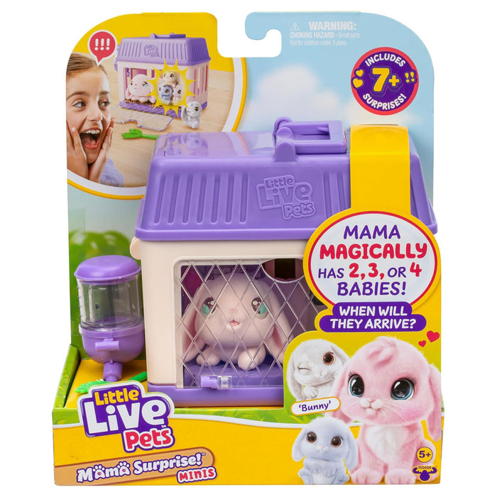 Little Live Pets Mama Surprise Minis Bunny Interactive Pet