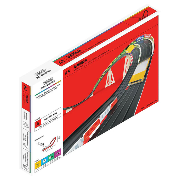 CandyCar Roadworks Banks Track Add-On Kit