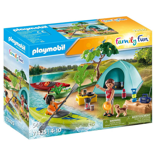 Playmobil Family Fun: Campsite with Campfire Playset