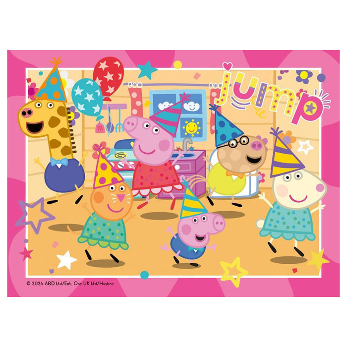 Ravensburger Peppa Pig Let's Party 4 in a Box Jigsaw Puzzles