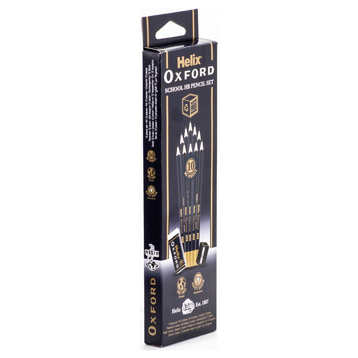 Helix Oxford School HB Pencil Set