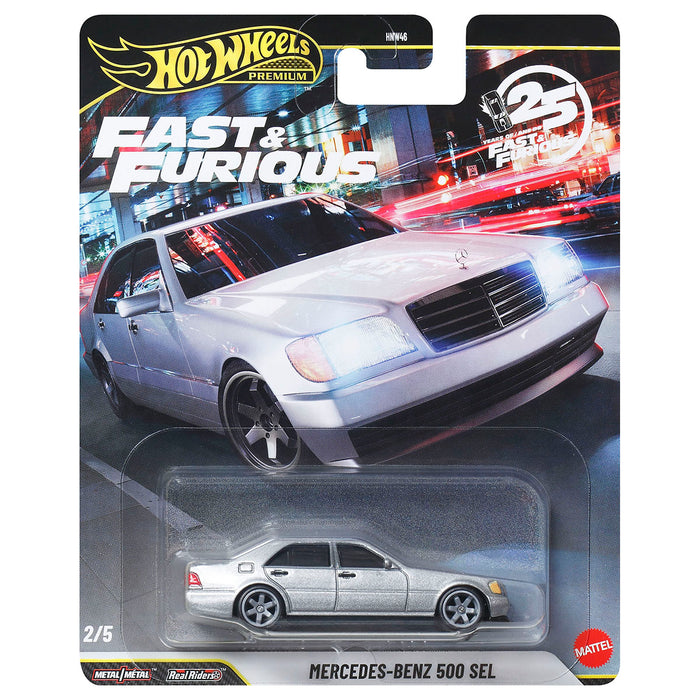 Hot Wheels Fast & Furious 25th Anniversary Mercedes-Benz 500 SEL Car (2/5)