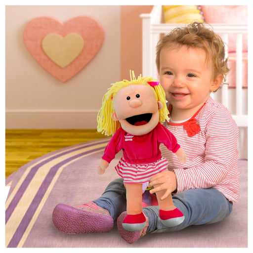 Girl Moving Mouth Hand Puppet