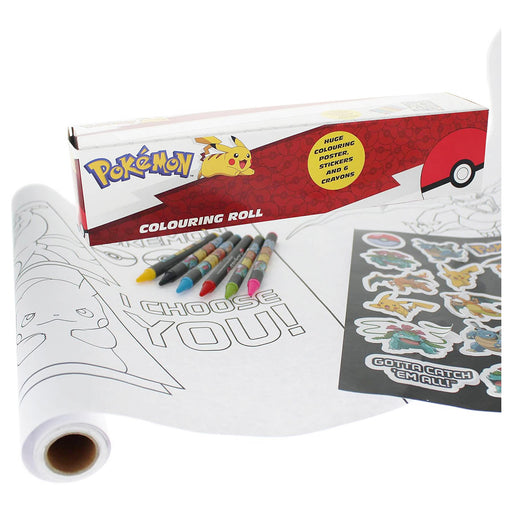 Pokémon Colouring Roll Set