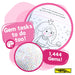Gem Sticker and Colouring Princess Book