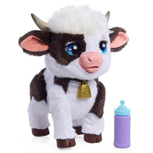 FurReal Riley the Feed & Follow Cow Interactive Plush Pet