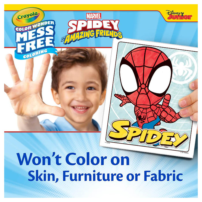 Crayola Color Wonder Mess Free Colouring Marvel Spidey and his