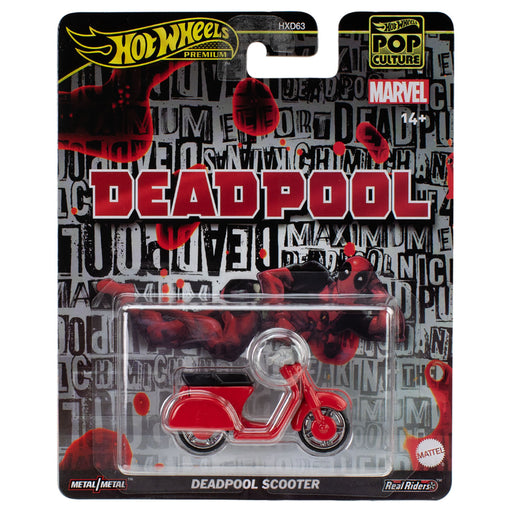Hot Wheels Premium Pop Culture Marvel Deadpool Scooter
