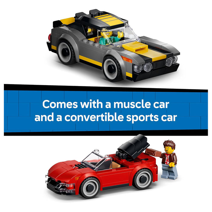 LEGO City Drive-Through Car Wash Building Set