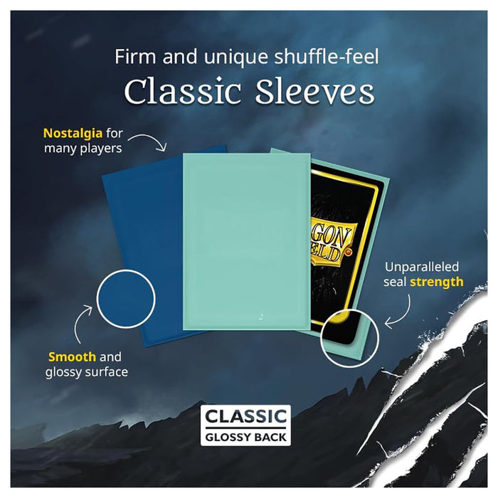 Dragon Shield Classic Clear Sleeves Standard Size - (100)