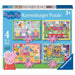 Ravensburger Peppa Pig Let's Party 4 in a Box Jigsaw Puzzles