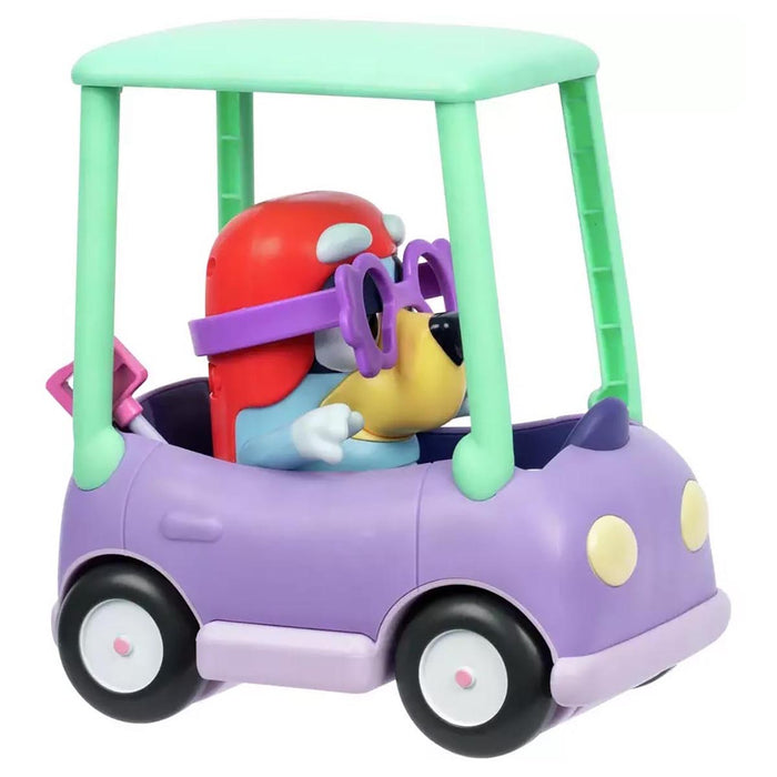 Bluey Chat Mates Granny's Car with Janet Playset