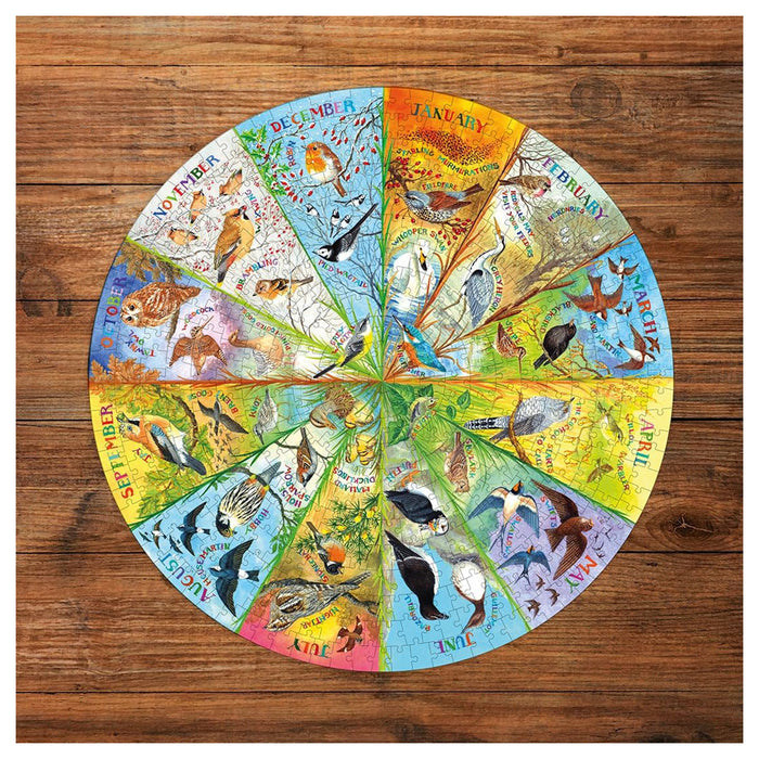 Gibsons RSPB Birds of the Year 500 Piece Circular Jigsaw Puzzle