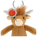 Keeleco Enchanted World Highland Cow 14cm Plush Bag Charm