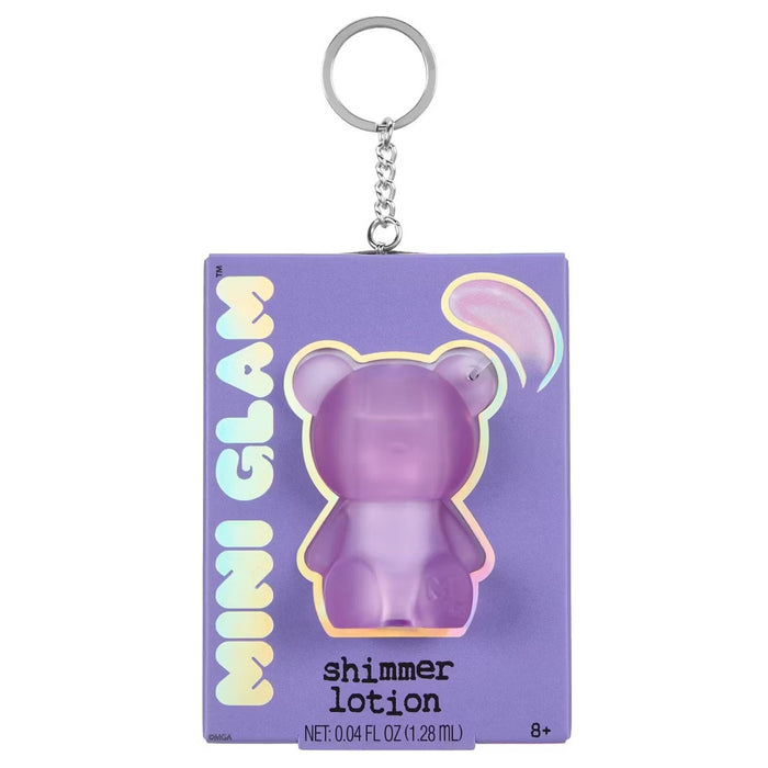 Mini Glam Bear Shimmer Lotion Friendship Bracelet Keychain