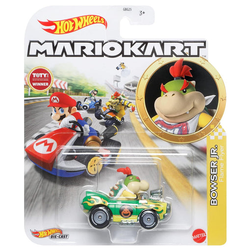 Hot Wheels Mario Kart Bowser Jr. Flame Flyer 1:64 Die Cast Vehicle