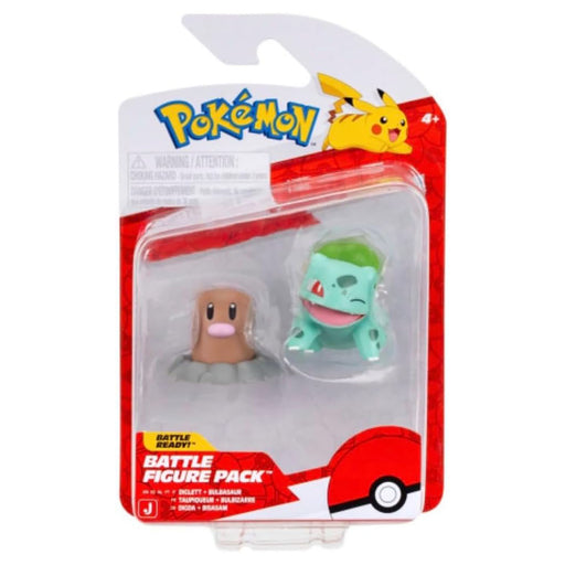 Pokémon Battle Figure Pack Diglett & Bulbasaur