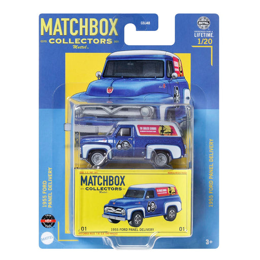 Matchbox Premium Collector Series 70 Years -1955 Ford Panel Delivery - 1/20 on card,