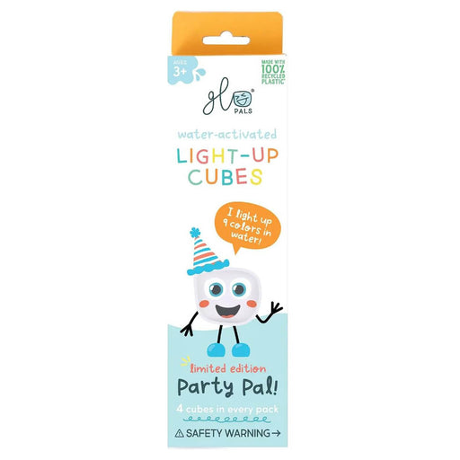Glo-Pals Water-Activated Light-Up Cubes (4 Pack)