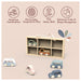 Speedy Monkey Car Display Case with 6 Vehicles