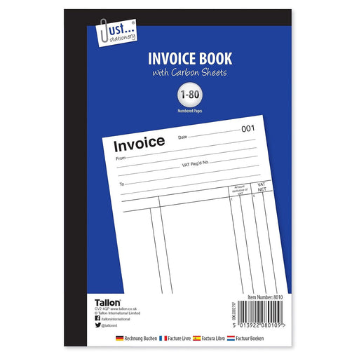 Invoice Book  Full size 80 sets