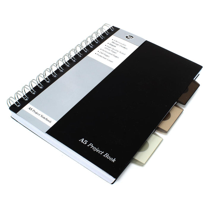 Pukka Pad A5 Black Project Book 250 Pages