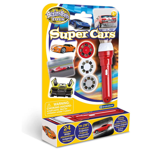 Brainstorm Super Cars Torch & Projector
